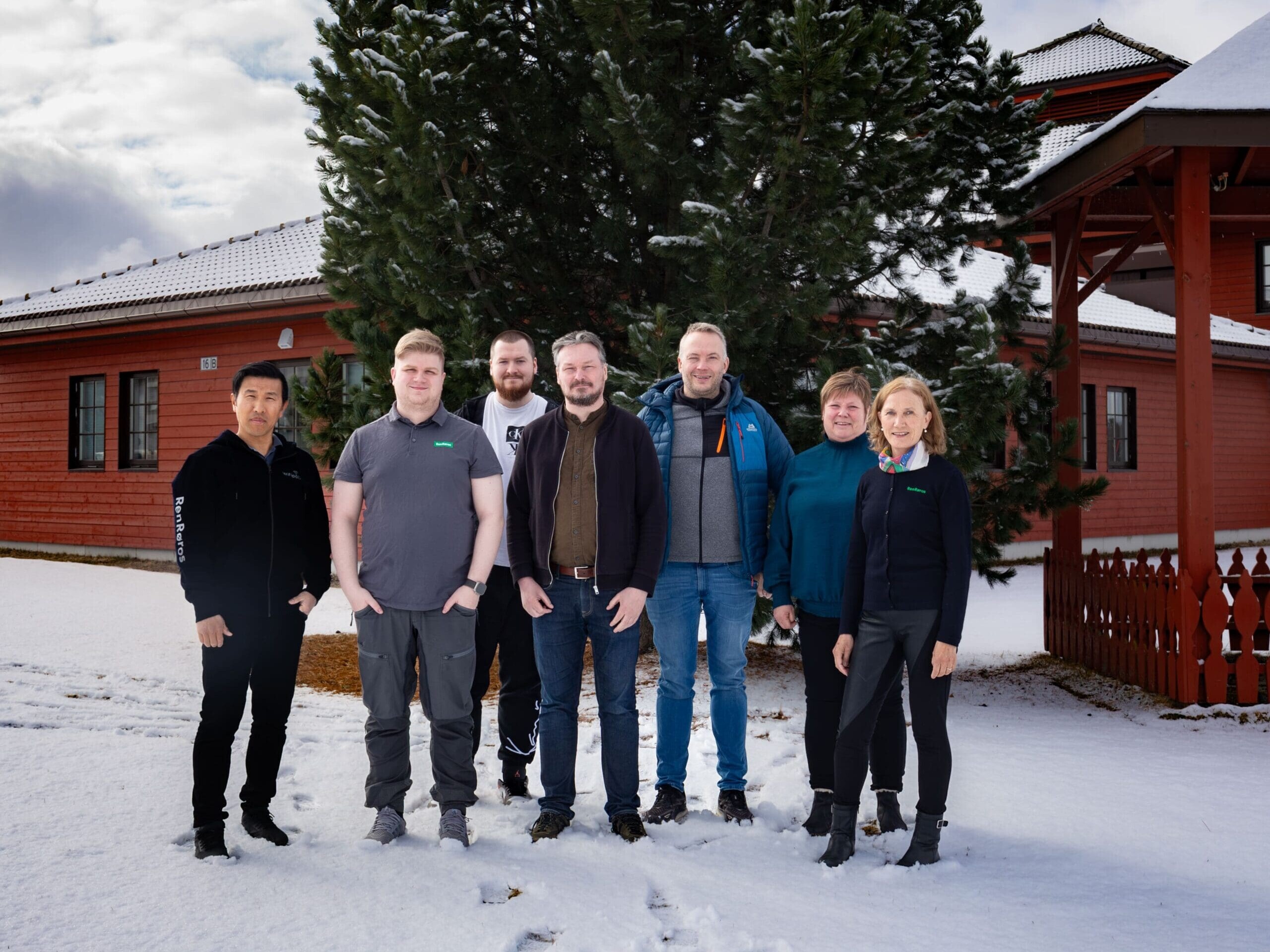 Gjengen i Ren Røros Aksess. Foto: Ana Jones do Carmo