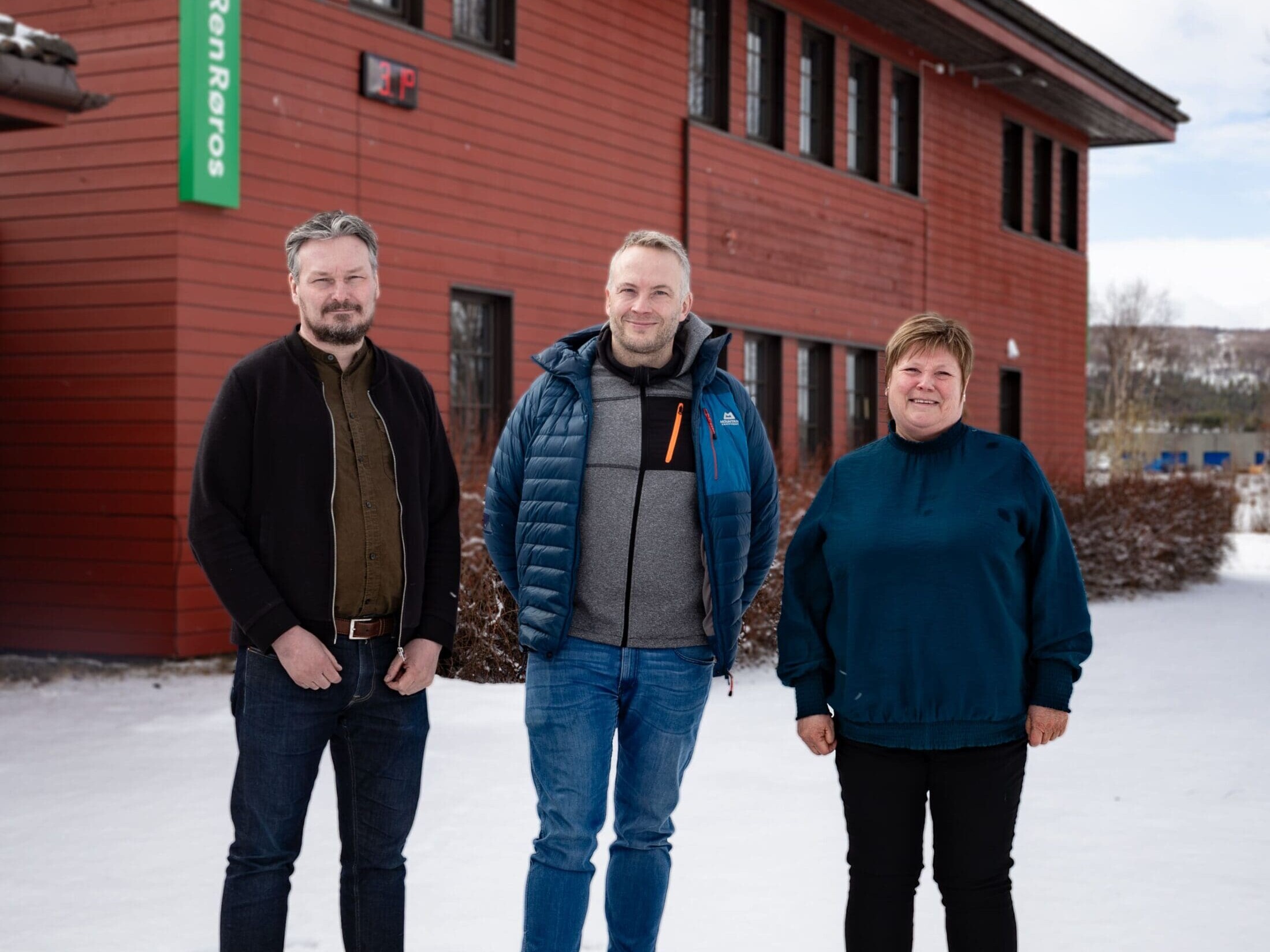 Fornøyd: Daglig leder Håvar Tenfjord, prosjektansvarlig Øyvind Grytbak og leder marked Unn Nymoen. Foto: Ana Jones do Carmo